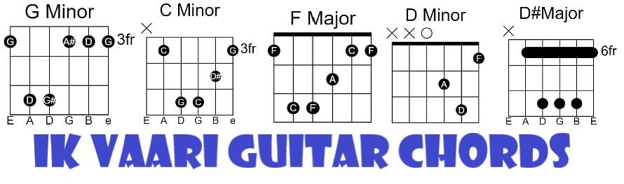 Ik Vaari Easy Guitar Chords