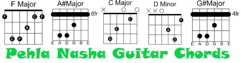 Pehla Nasha Pehla Nasha Easy Guitar Chords