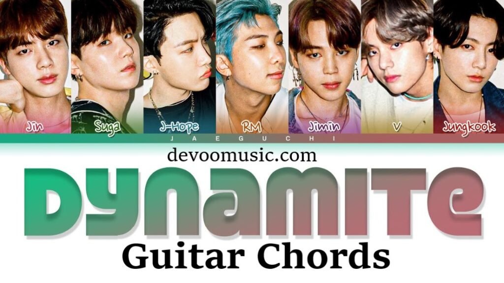 Dynamite Easy Guitar Chords By Bts 00 Guitar Knowledge