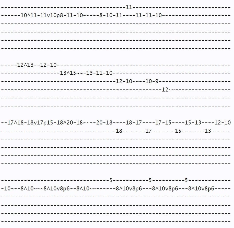 sayonee Sayonee Guitar solo part 1