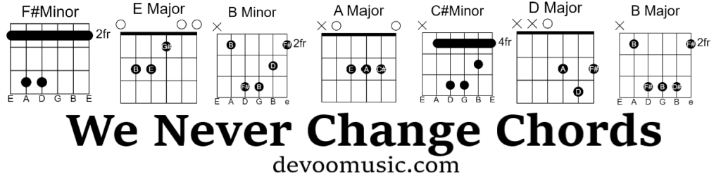 We Never Change We Never Change Chords