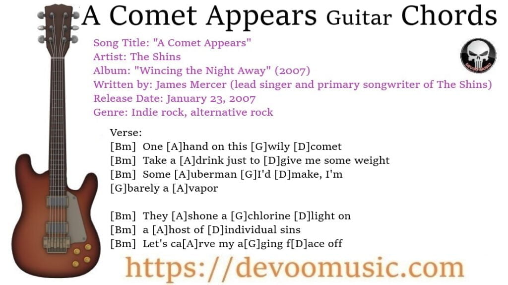 A Comet Appears Guitar Chords