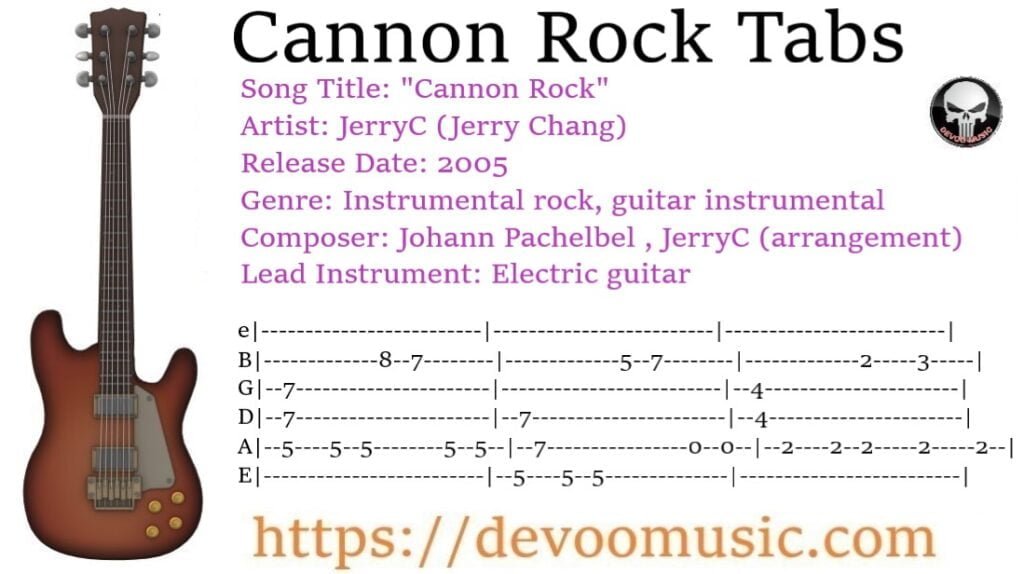Cannon Rock Tabs by Jerry C