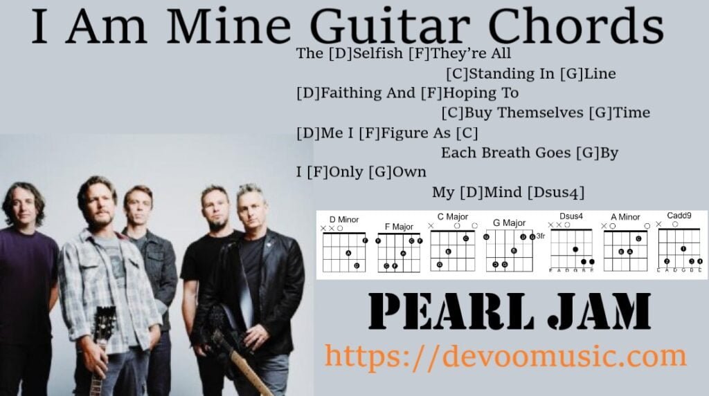 i am mine I Am Mine Guitar Chords by Pearl Jam