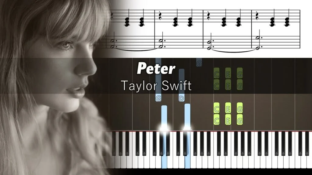 loml lyrics Peter Guitar Chords by Taylor Swift