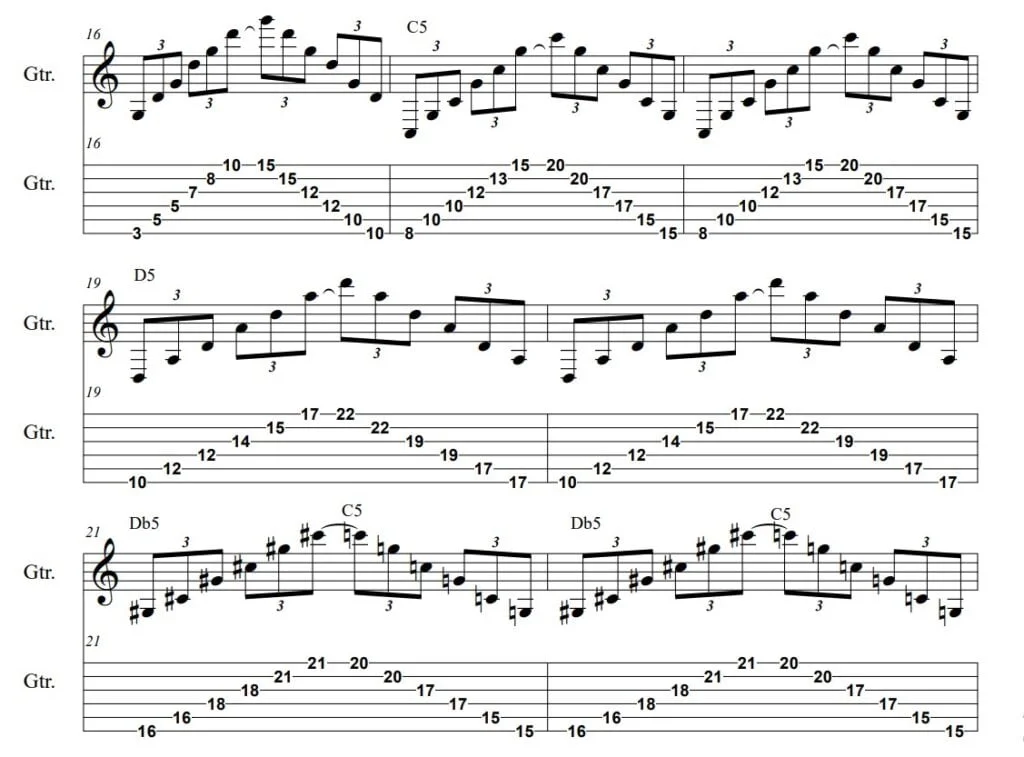 hard rock arpeggios Hard Rock Arpeggio Studies Level 2