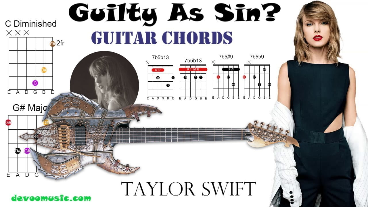 Guilty As Sin Chords Taylor Swift