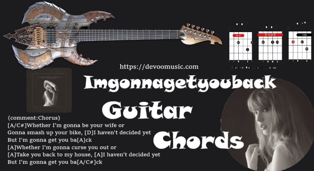 Imgonnagetyouback Guitar Chords by Taylor Swift
