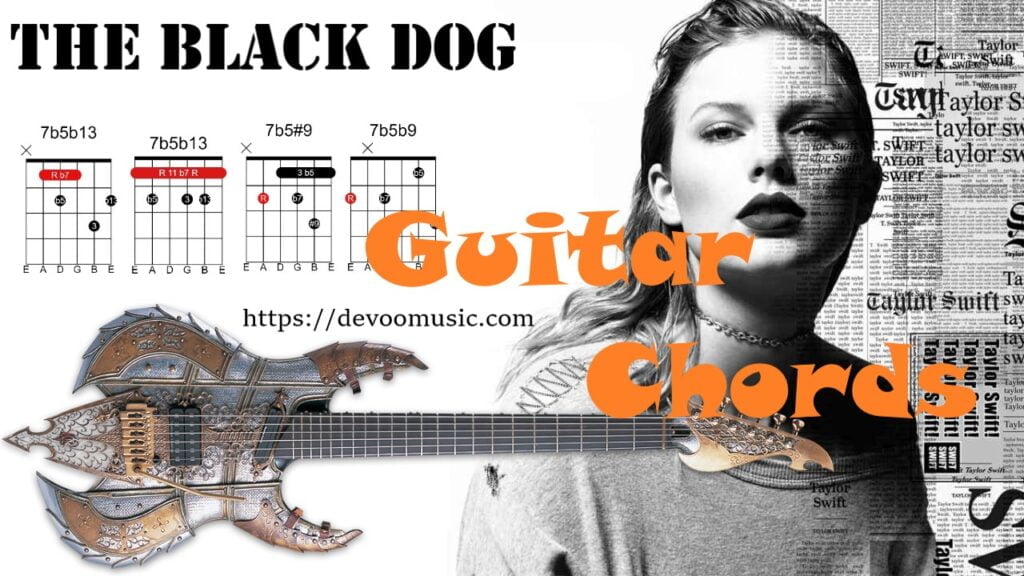 The Black Dog Chords by Taylor Swift